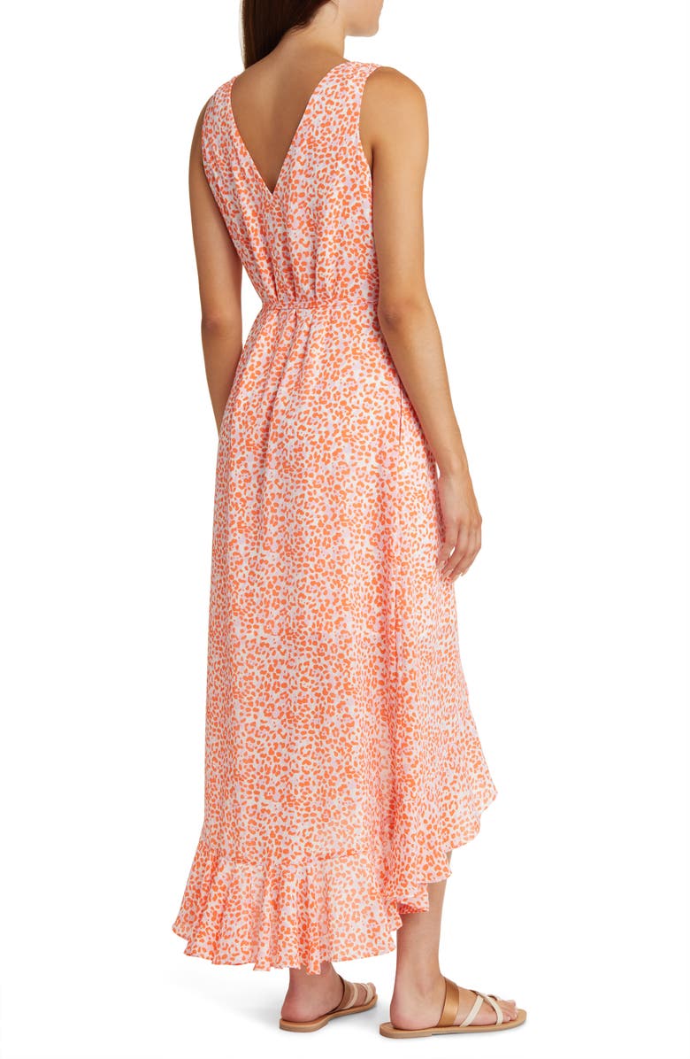 Tommy Bahama Charming Cheetah High-Low Dress, Alternate, color, 