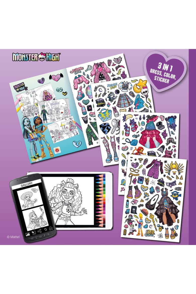 3 In 1 Activity Book, Alternate, color, Purple
