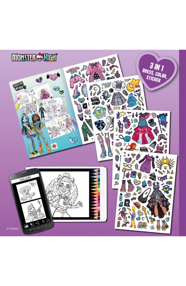 book 'n' app pApplishing house 3 In 1 Activity Book, Alternate, color, Purple