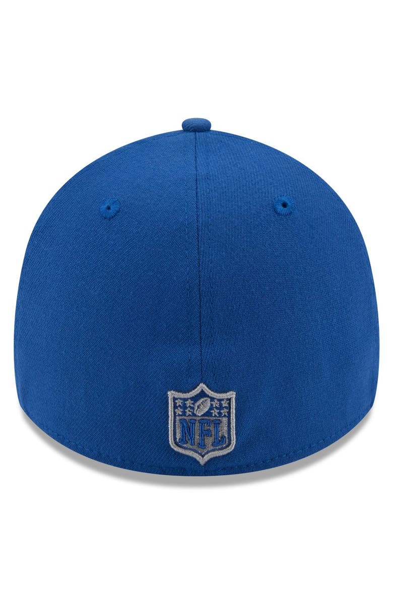 New Era Men's New Era Gray/Royal Indianapolis Colts Shattered 39THIRTY Flex Hat, Alternate, color,