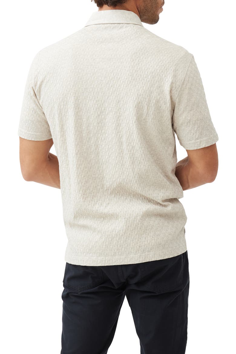 Huntsbury Texture Polo, Alternate, color, ECRU