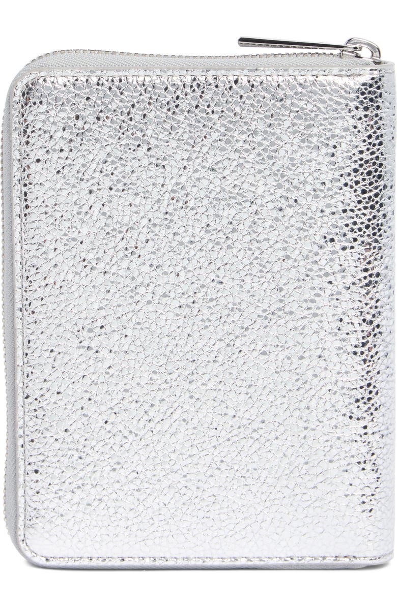TUMI Belden Zip-Around Passport Case, Alternate, color, Metallic Silver