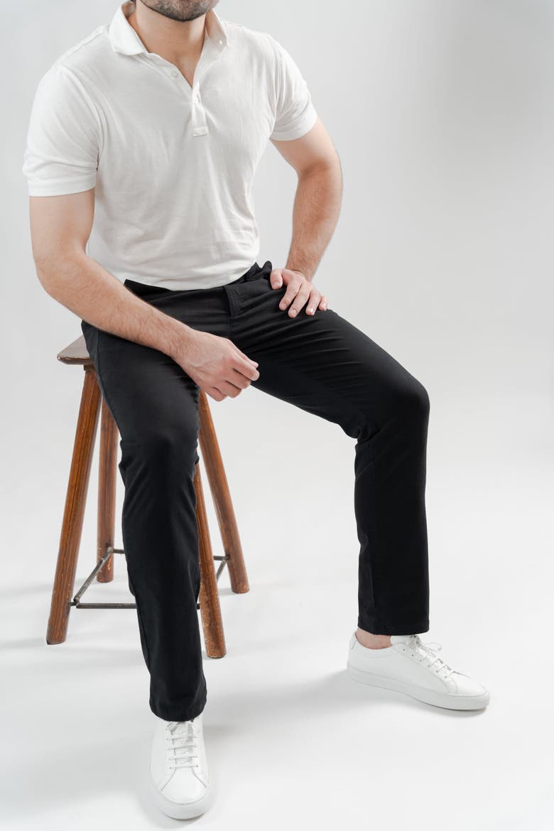 UltraFlex Slim Fit Chino, Alternate, color, Black