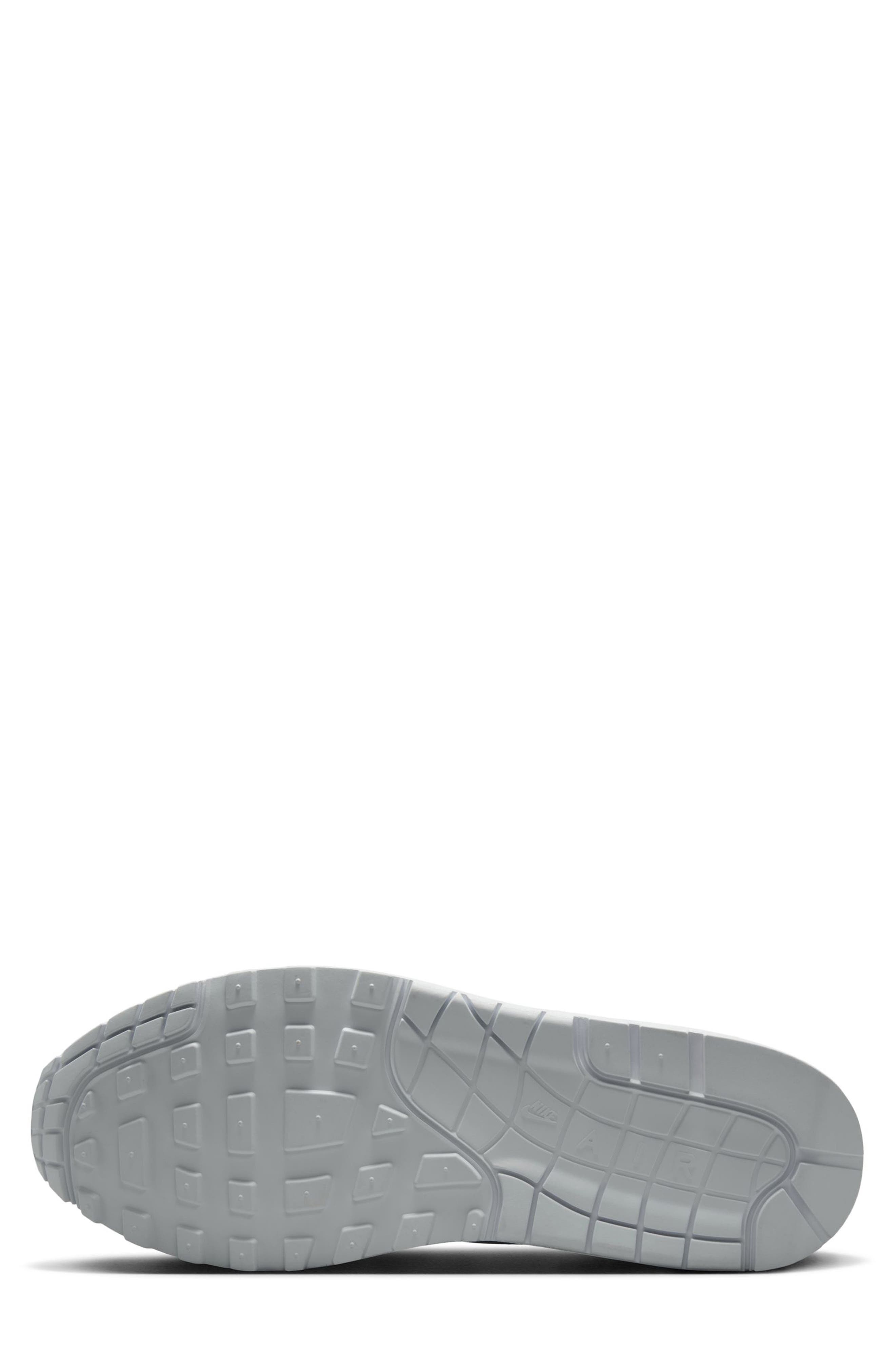 Air Max 1 Premium Sneaker, Alternate, color, WHITE/ PURE PLATINUM