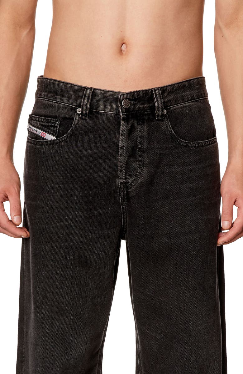 DIESEL<sup>®</sup> 2001 D-Macro Straight Leg Jeans, Alternate, color, Black