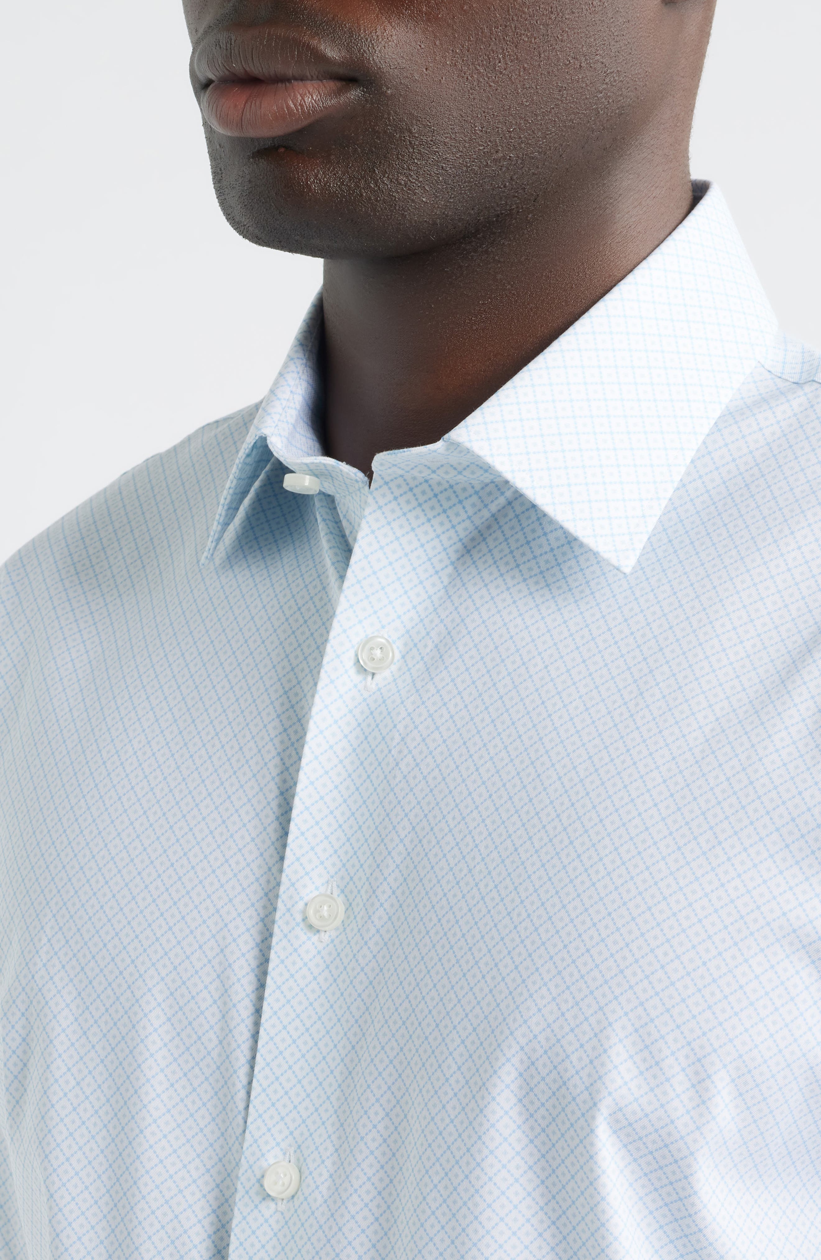 Trim Fit Premium Performance Dress Shirt - image 4