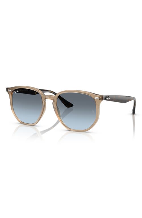 Ray Ban Ray-ban 54mm Gradient Round Sunglasses In Blue Grad