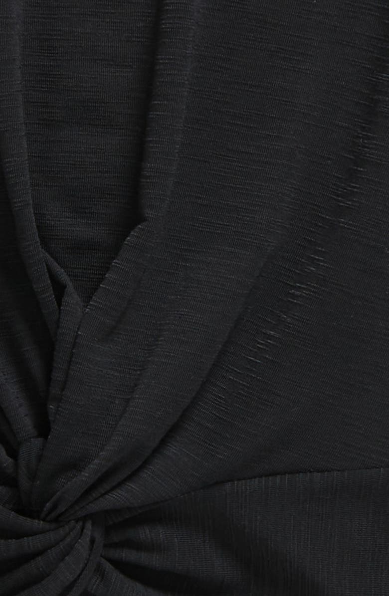 Zella Girl Kids' Twist Front T-Shirt, Alternate, color, 