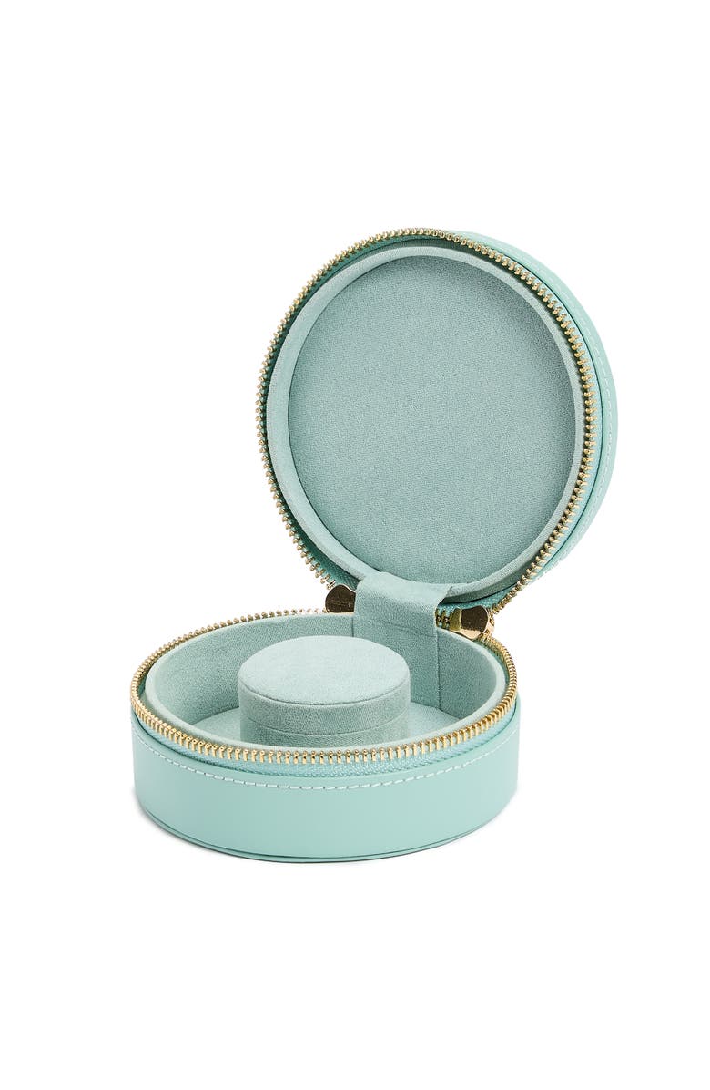 WOLF Sophia Round Zip Case, Alternate, color, Jade