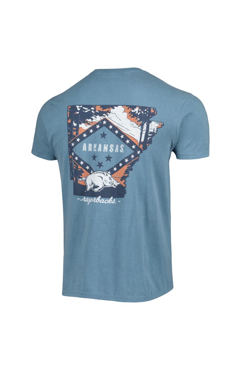 IMAGE ONE Men's Blue Arkansas Razorbacks Hyperlocal T-Shirt, Alternate, color, 