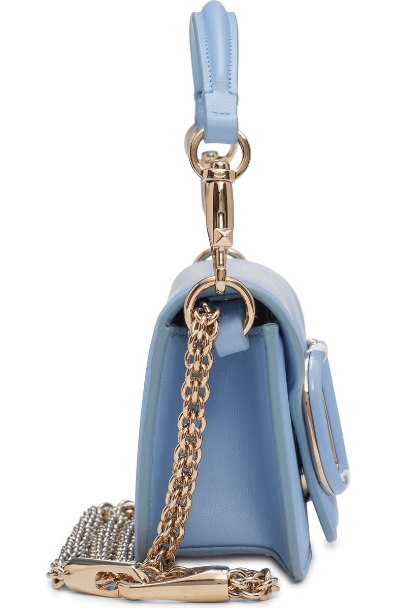 Valentino Garavani Small Locò Leather Shoulder Bag, Alternate, color,