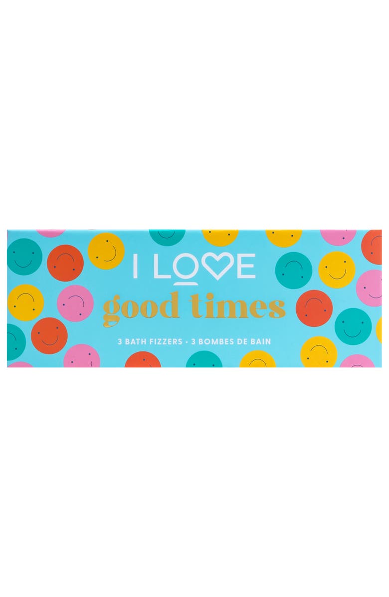 I Love Cosmetics Bath Fizzer Pack- 3 x 5.30 oz Bath Bombs, Alternate, color, Good Times