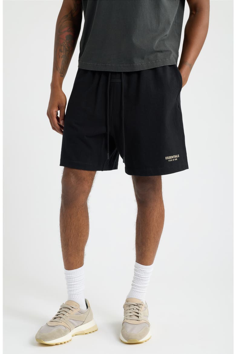 Classic Jersey Shorts, Main, color, BLACK