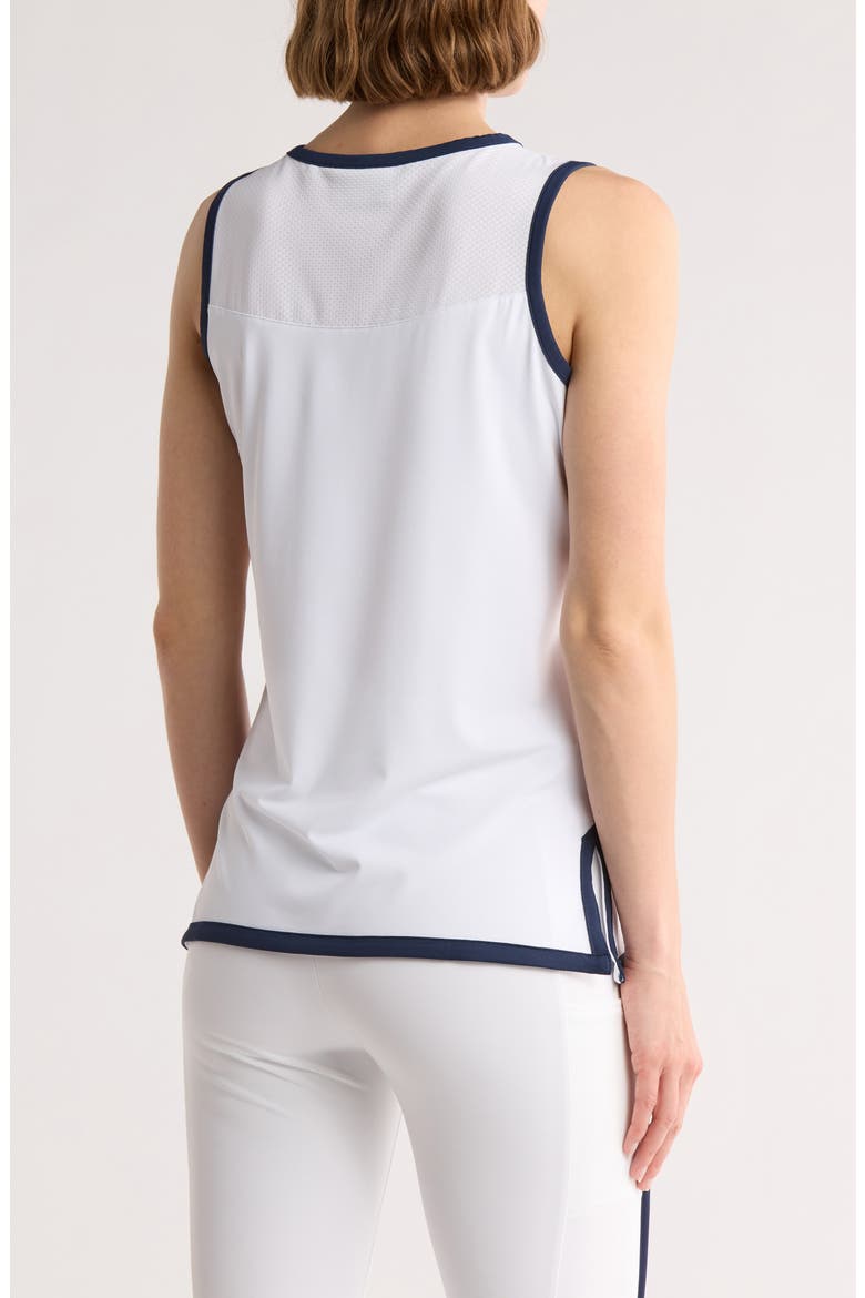 Bow Mixed Media Tank, Alternate, color, BRIGHT WHITE