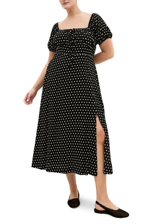 Abbie Floral Print Midi Dress