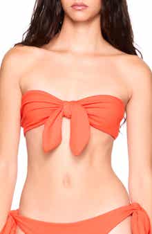 Susana Monaco Bandeau Bikini Top with Removable Bow