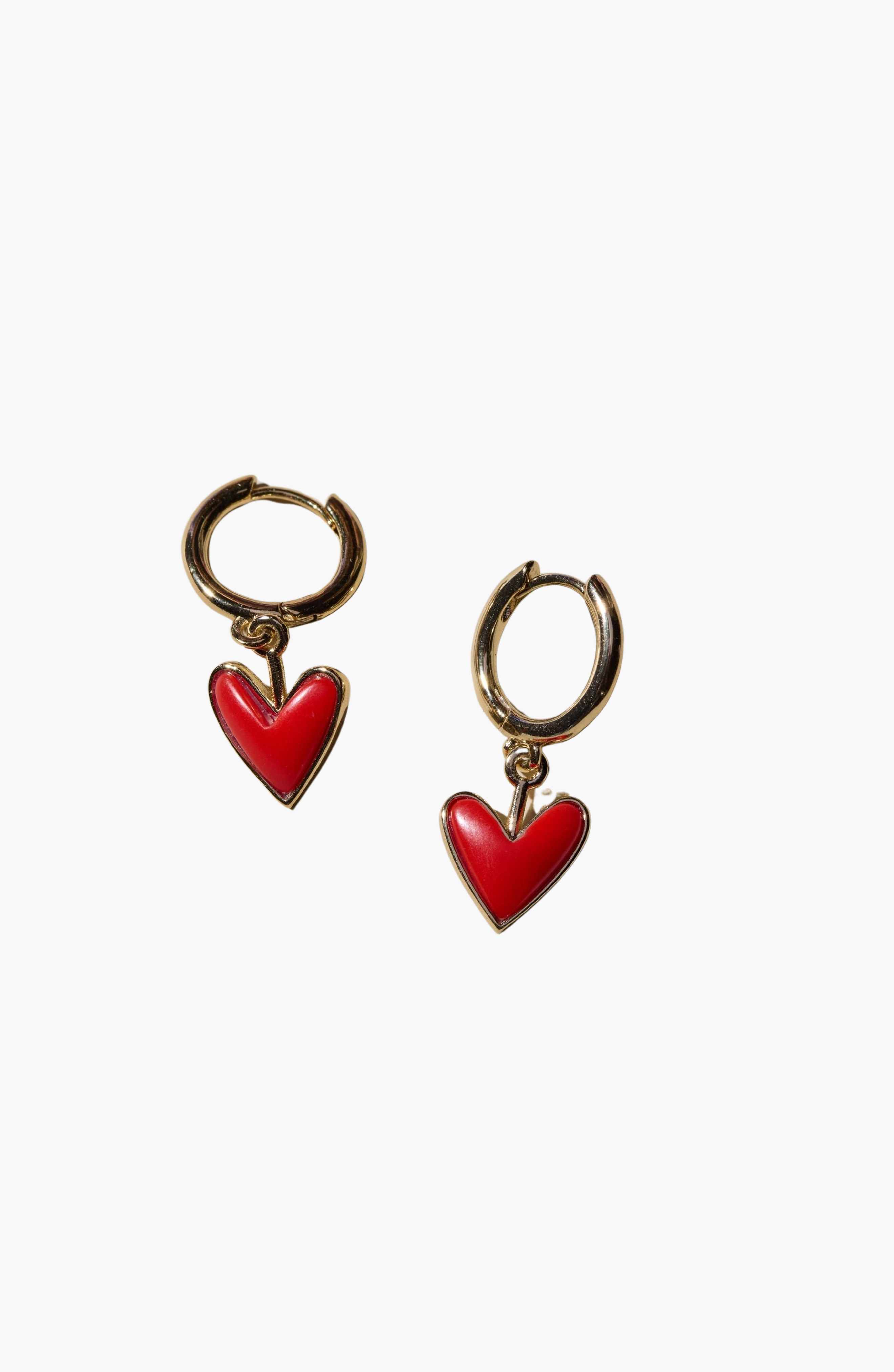 Red Coral / Gold Metal
