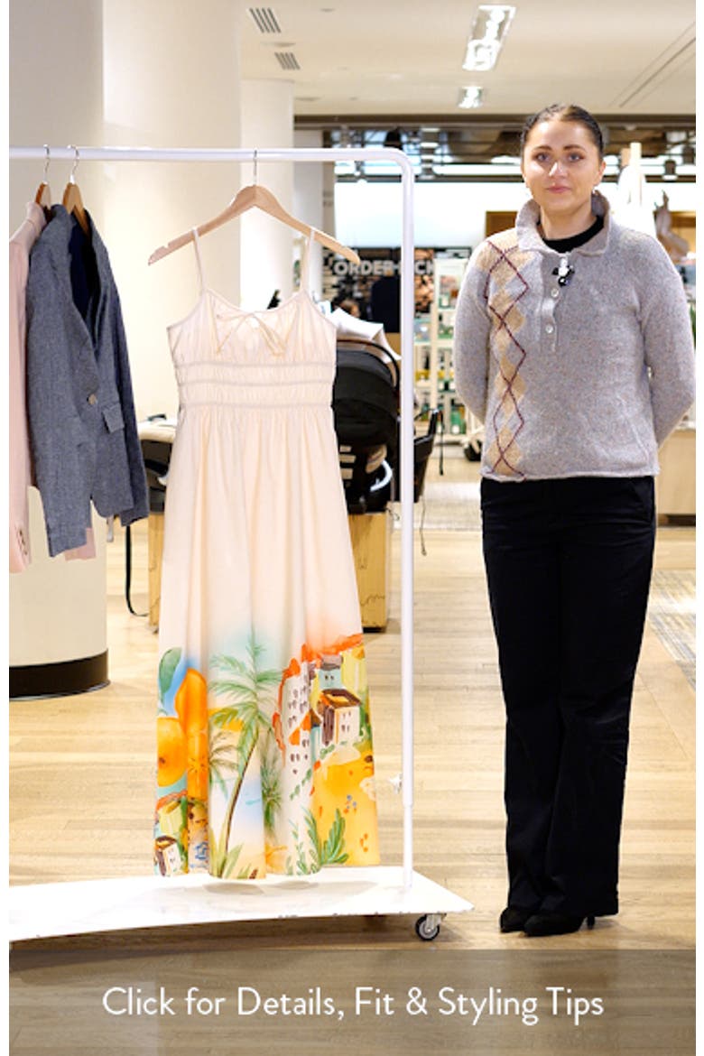Sicily Cotton Poplin Maxi Sundress video