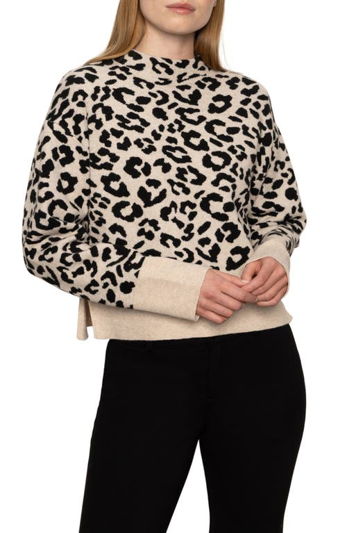 Sanctuary Soft Touch Mock Neck Sweater In Neutral