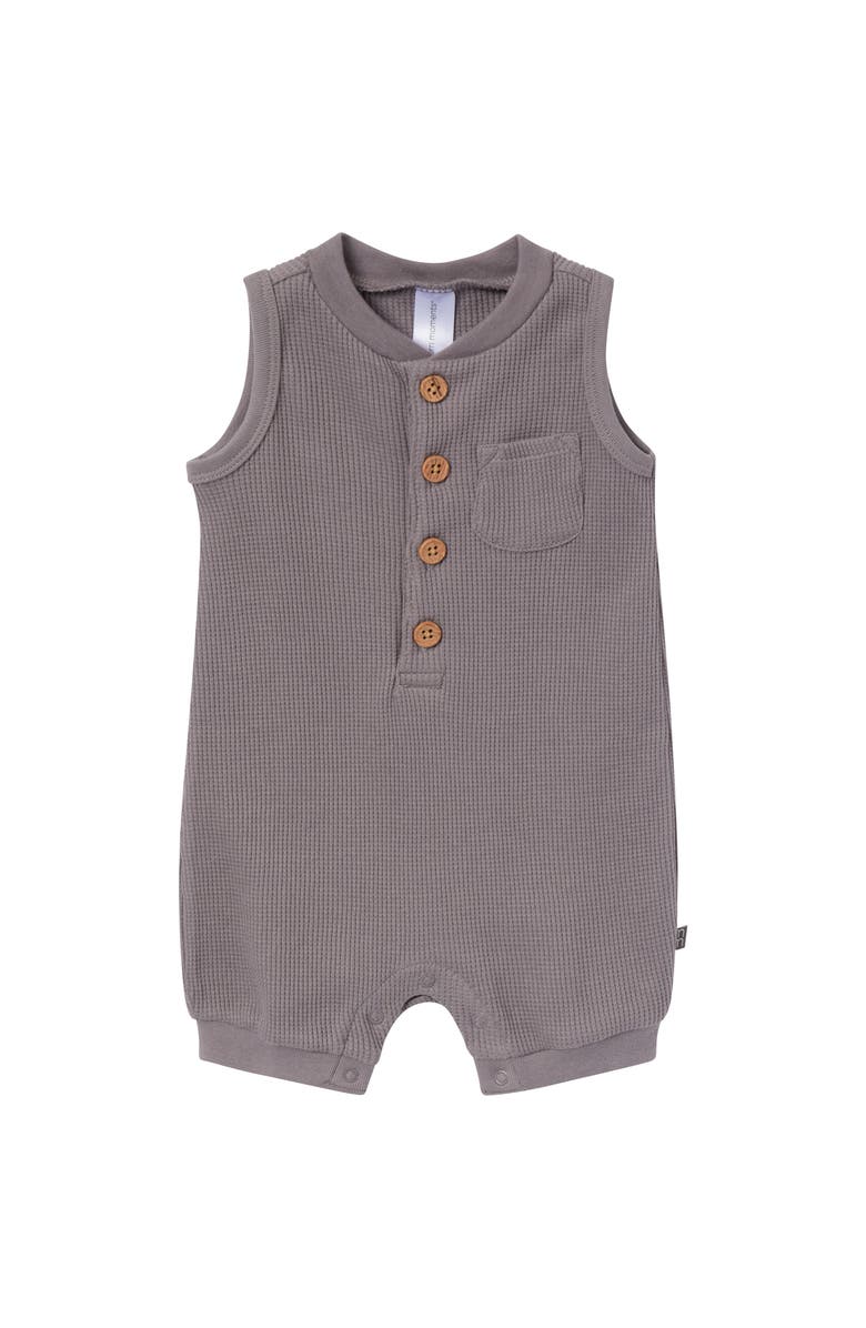Modern Moments<sup>™</sup> by Gerber Sleeveless Short Romper, Main, color, Grey