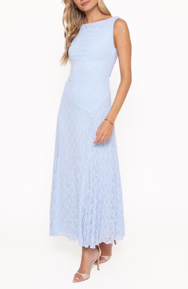 Petal & Pup Kirsten Lace Maxi Dress, Alternate, color, Cornflower Blue
