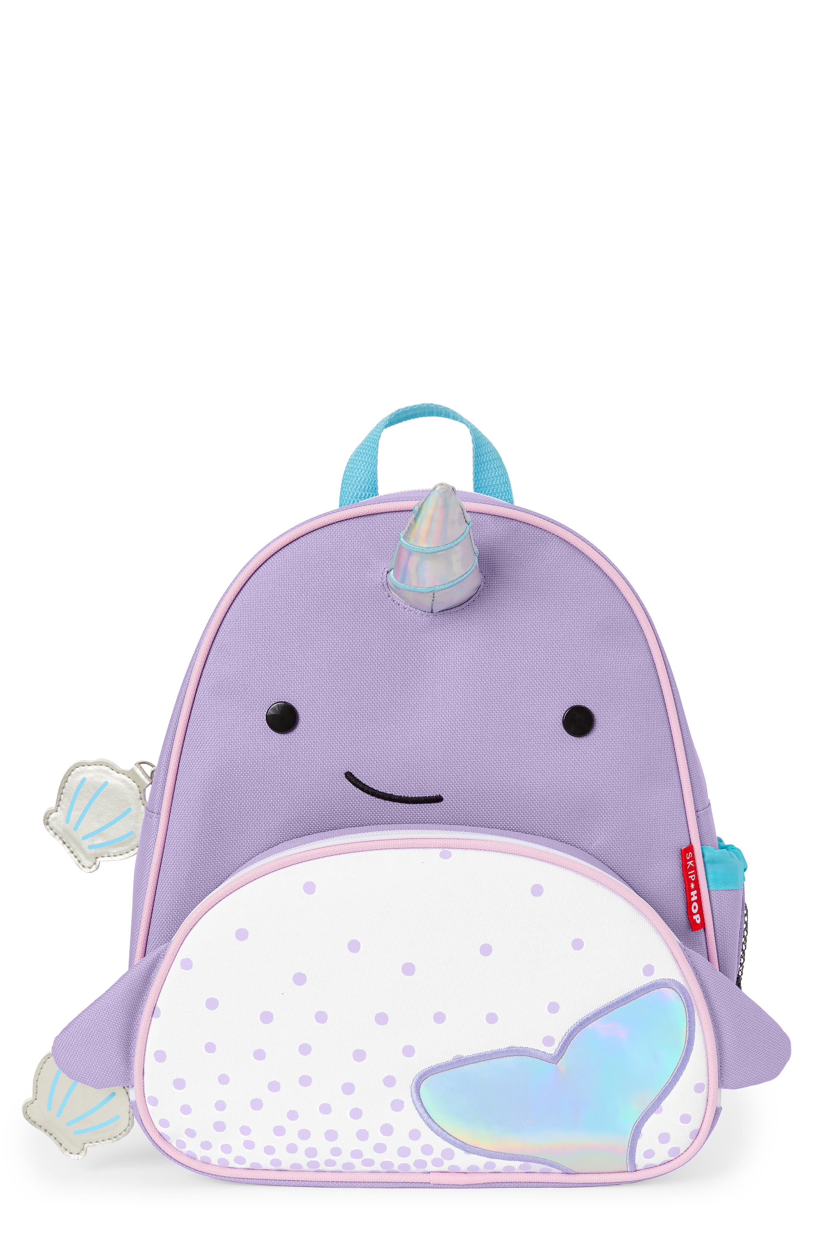 Skip Hop Zoo Narwhal Backpack, Main, color, 