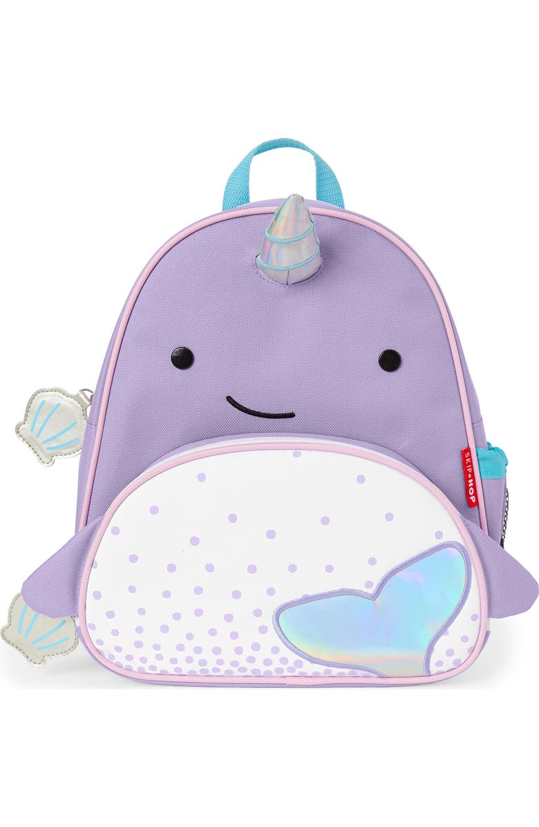 Skip Hop Zoo Narwhal Backpack, Main, color,