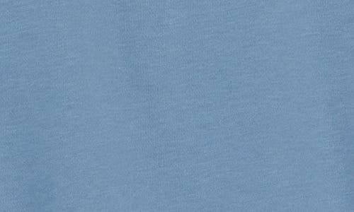 Bluegrey Balloon Sleeve Crop Sweatshirt In Blue