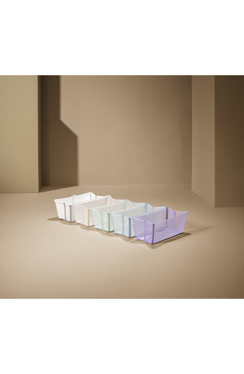 Stokke Flexi Bath<sup>®</sup> Foldable Baby Bath Tub with Temperature Plug & Infant Insert, Alternate, color, Sandy Beige