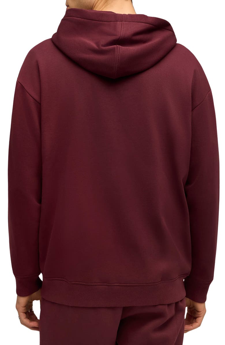 PUMA x BMW M Motorsport Graphic Zip-Up Hoodie, Alternate, color, Ruby Shimmer