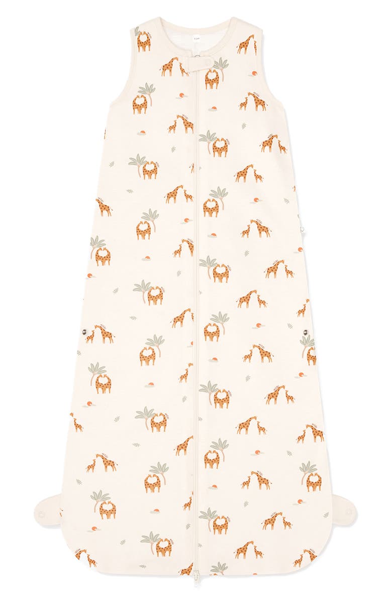 MORI Kids' Giraffe Print 1.5 TOG Wearable Blanket, Main, color,