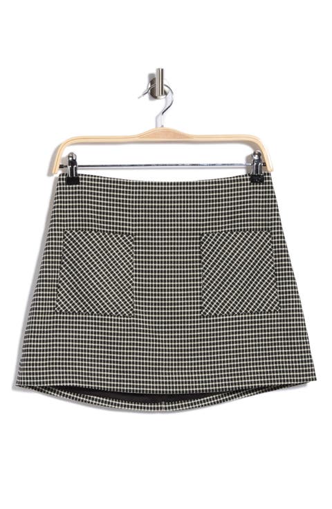 Molina Houndstooth Miniskirt