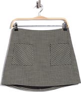 Ramy Brook Molina Houndstooth Miniskirt