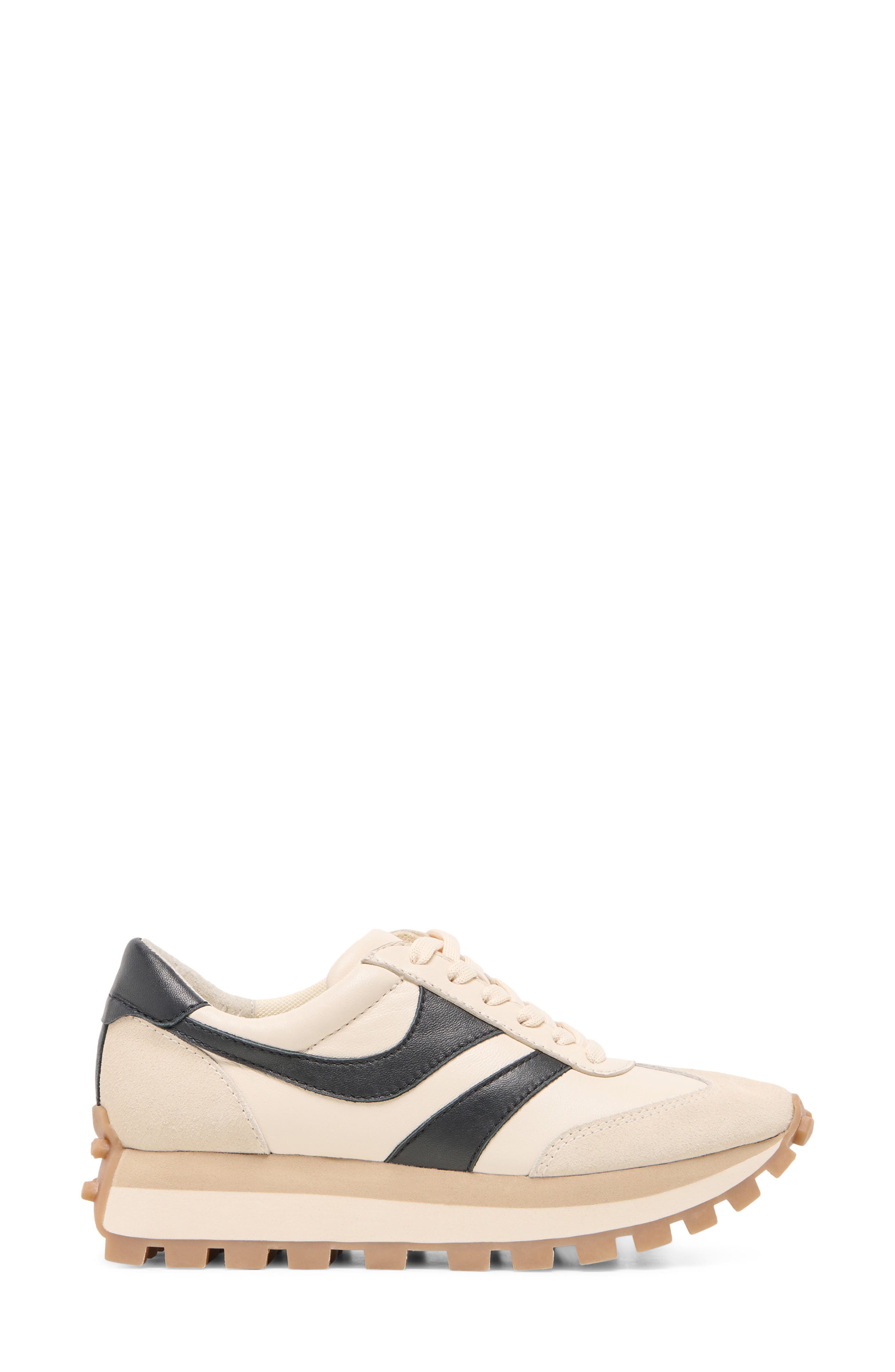 Tresa Snaker, Alternate, color, WHITE/BLACK LEATHER