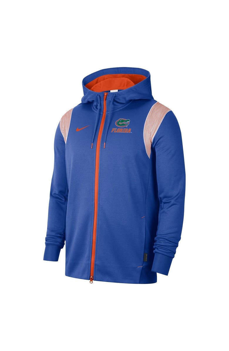 Nike Men's Nike Royal Florida Gators 2022 Sideline Lockup Performance Full-Zip Hoodie Jacket, Alternate, color, Royal