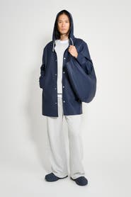 Stutterheim Stockholm Long Sleeve Hooded Raincoat