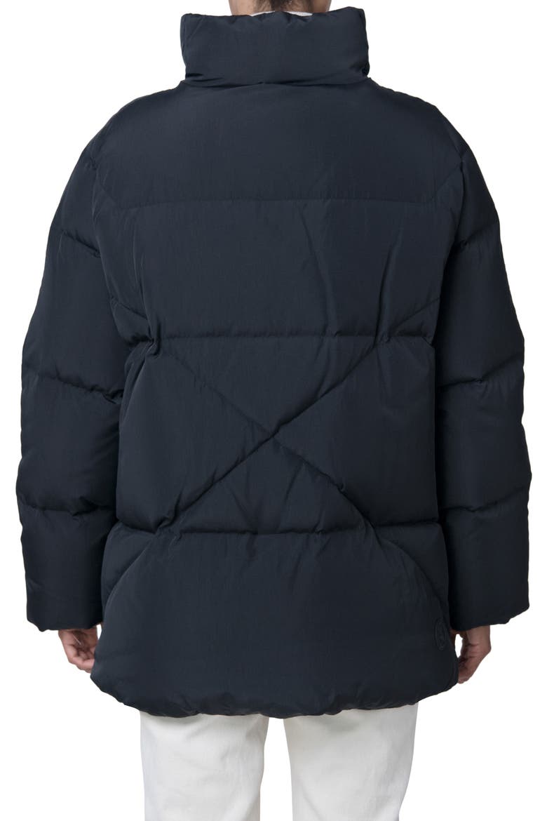Ella Water Resistant Recycled Down Puffer Jacket, Alternate, color, BLACK