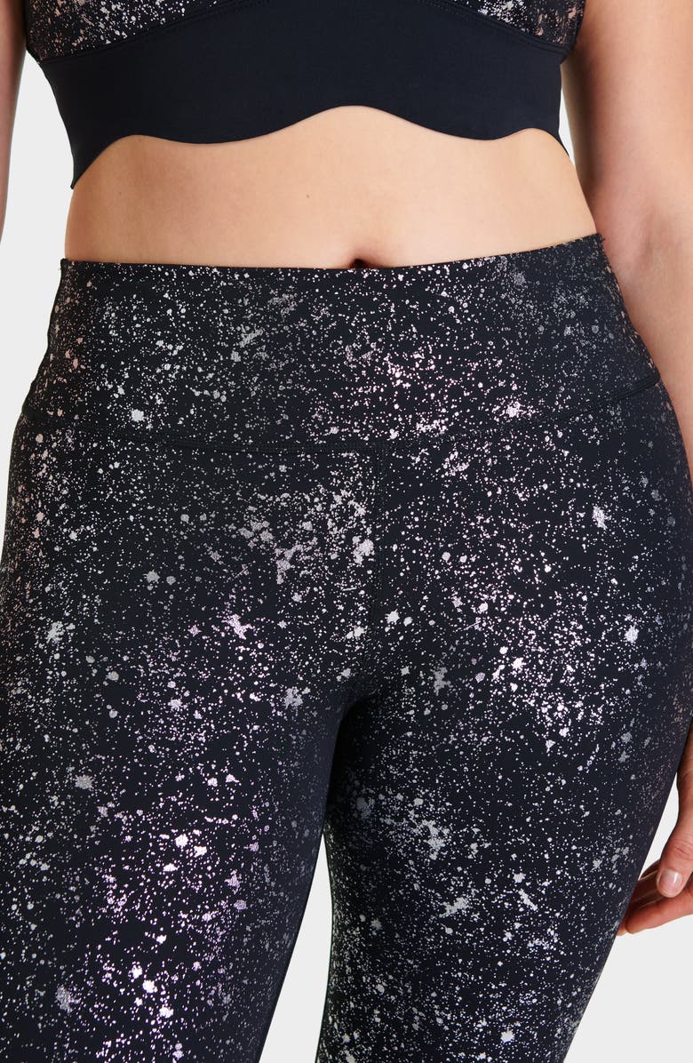Sweaty Betty Goddess Foil Gym Leggings, Alternate, color, 