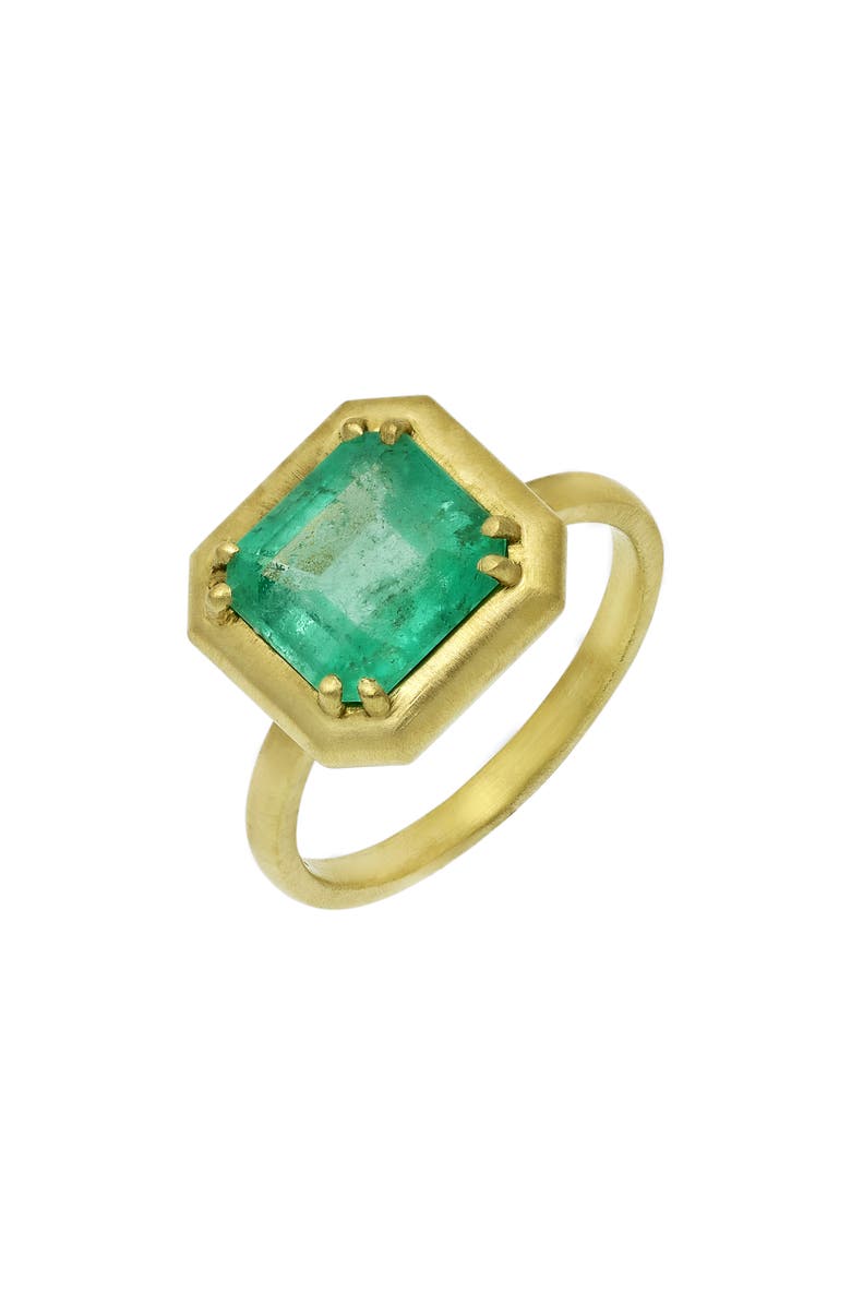 Bony Levy El Mar Emerald Statement Ring, Main, color, 