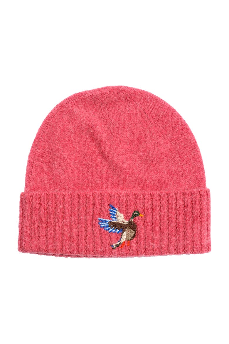 Shetland Duck Beanie, Alternate, color, Capsaicin Red Htr