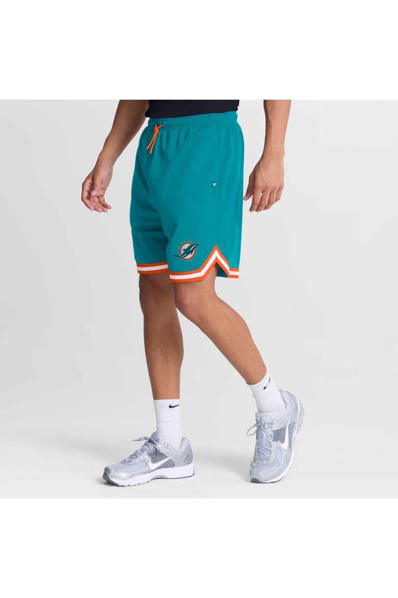 Men's Fanatics Aqua Miami Dolphins Fearless Drive Shorts, Alternate, color, Aqua