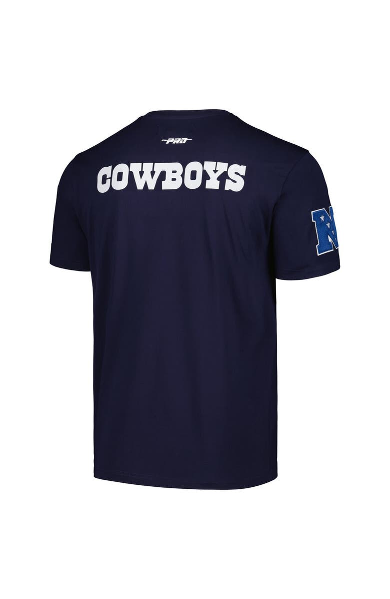 PRO STANDARD Men's Pro Standard Navy Dallas Cowboys Retro Striper T-Shirt, Alternate, color,