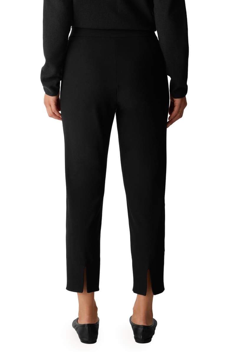 Eileen Fisher Slit Back Slim Crop Pants, Alternate, color, 