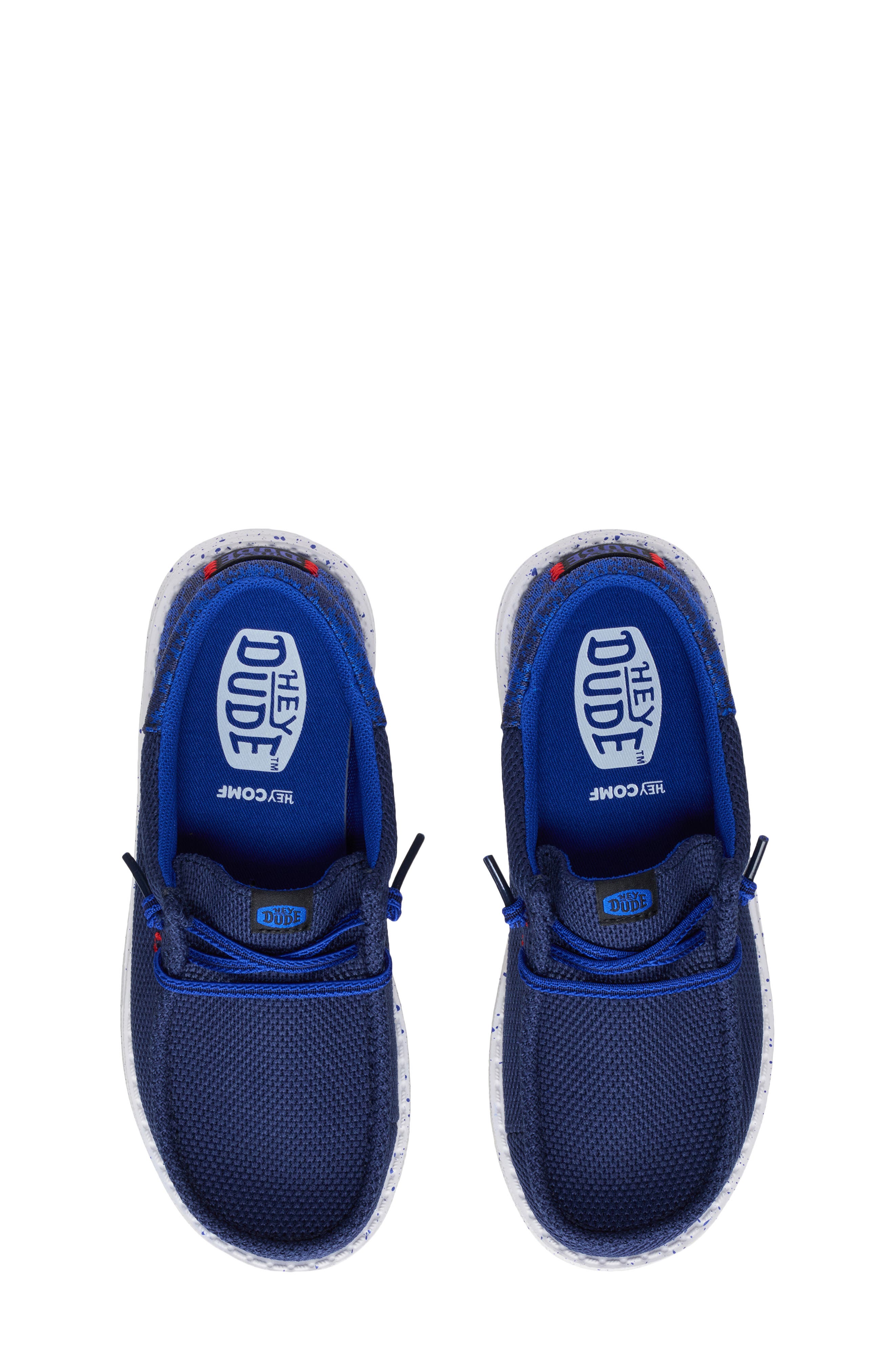 Kids' Wally Funk Y Slip-On, Alternate, color, BLUE/ BLUE