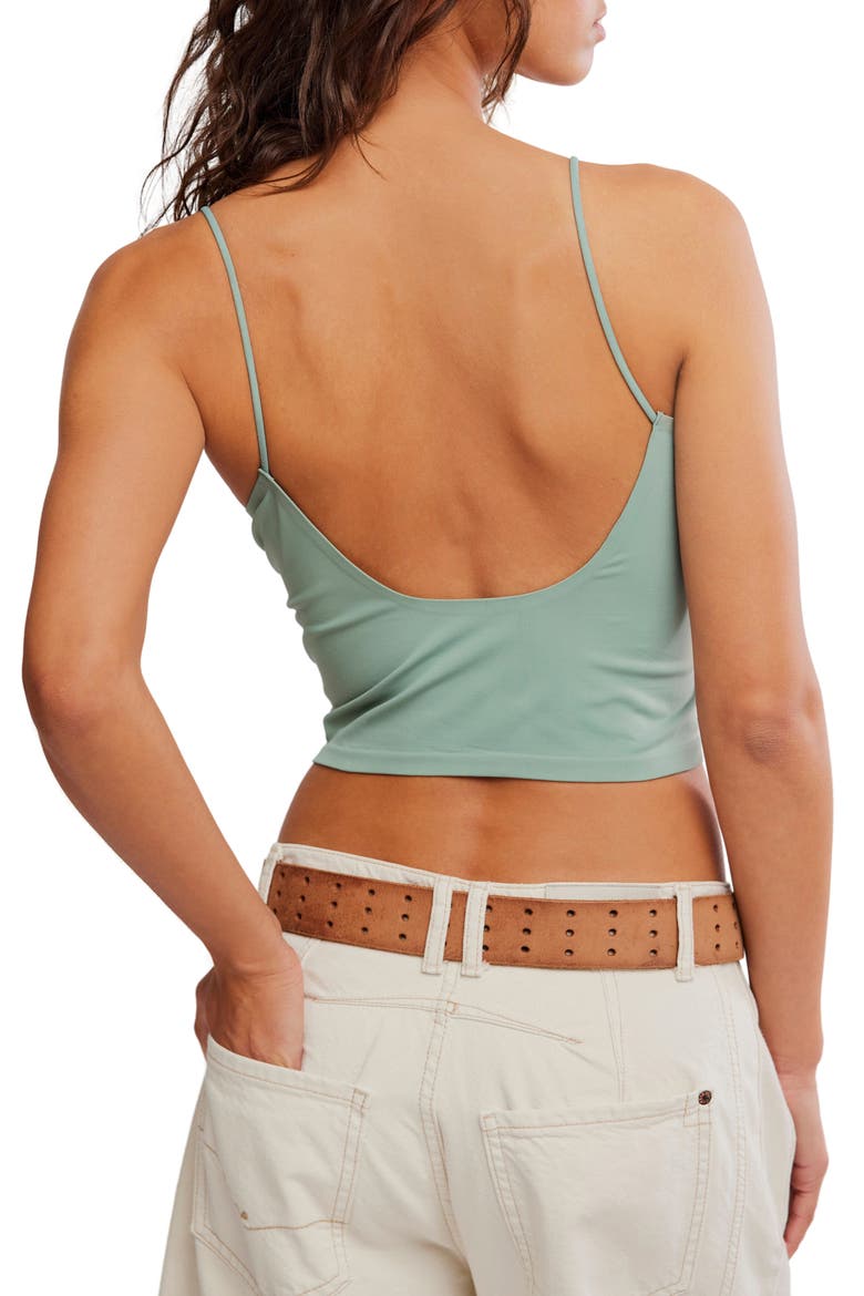 Intimately FP Round Two Skinny Strap Camisole, Alternate, color, FOREST RUN