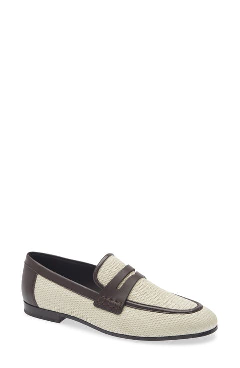 Techno Raffia Penny Loafer (Women)