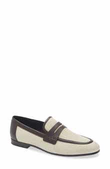 Techno Raffia Penny Loafer