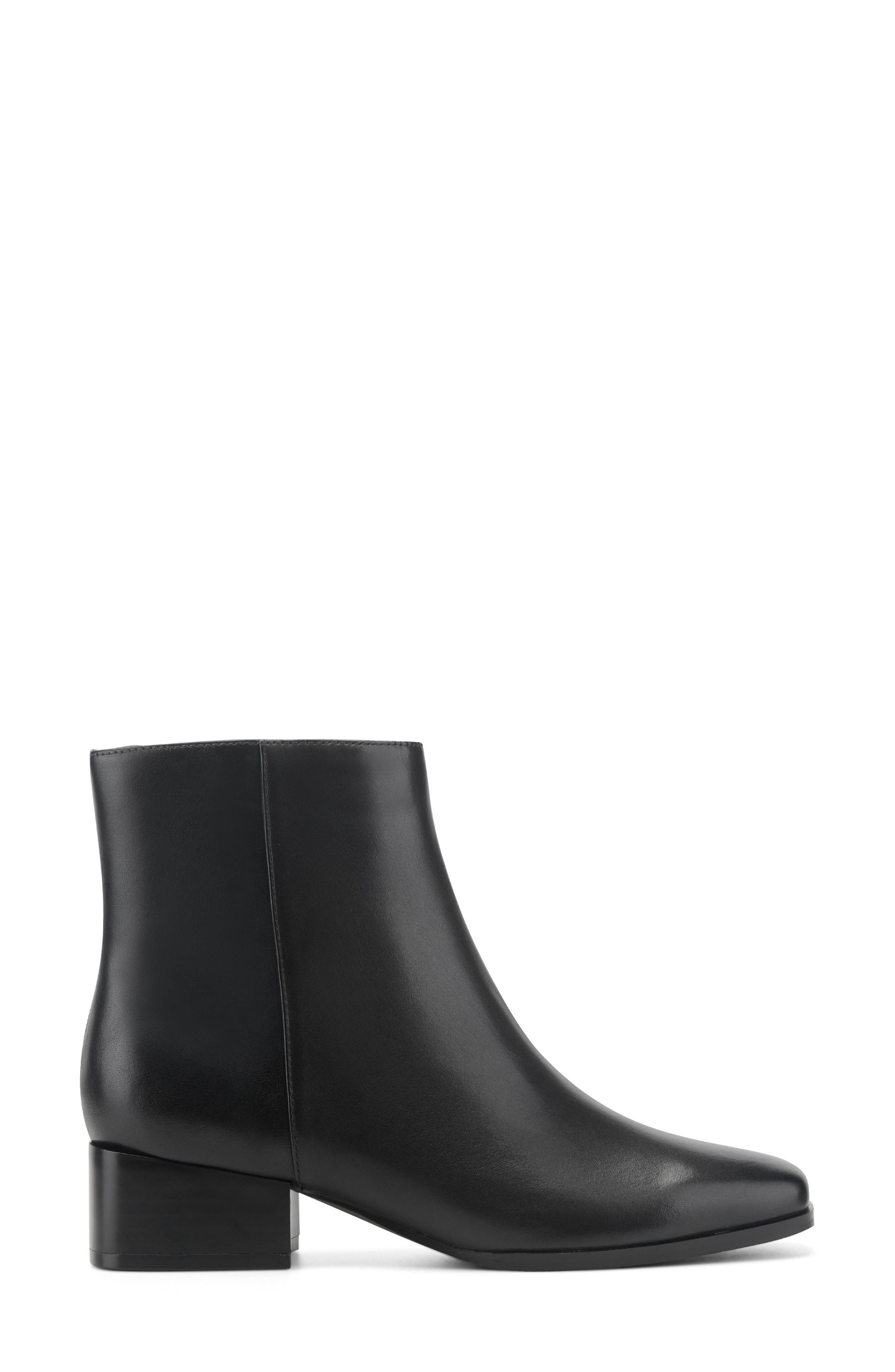 Sidney Leather Bootie, Alternate, color, BLACK