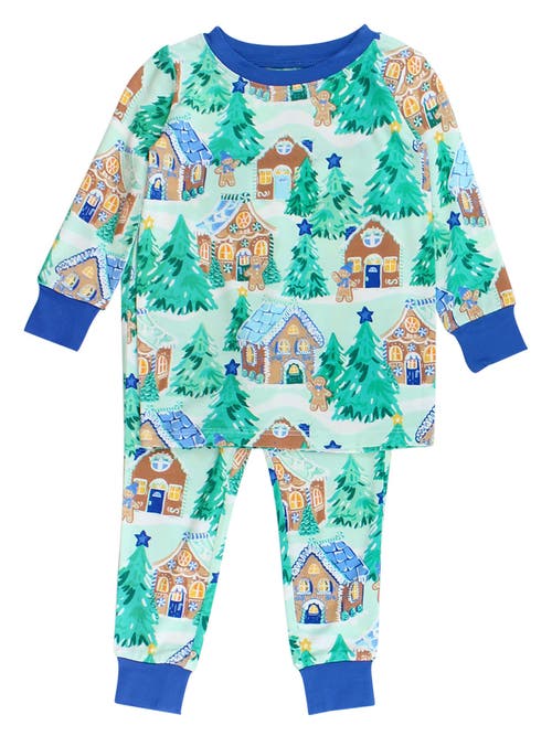 Rufflebutts Gender Inclusive Softsnooze Long Sleeve Pajama Set In Multi