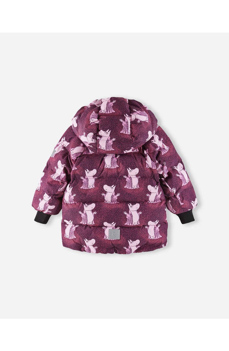 Reima Winter jacket, Moomin Lykta, Alternate, color, Deep Purple